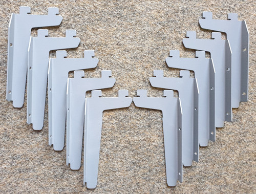 10x metall einlochträger - metall,