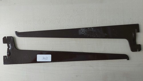 Spur regalträger 30cm - 30cm, braun